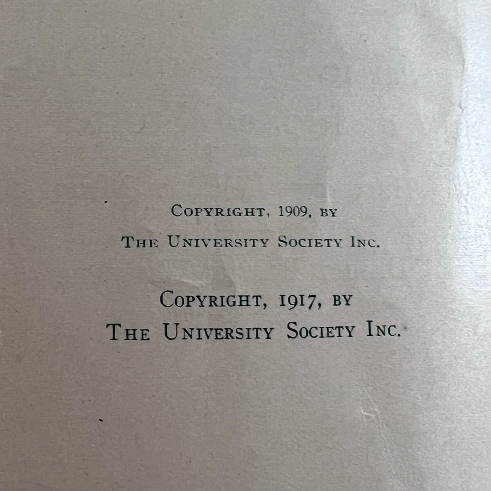 Antique 1917 Book “The Young Folks Treasury”‎ Volume III